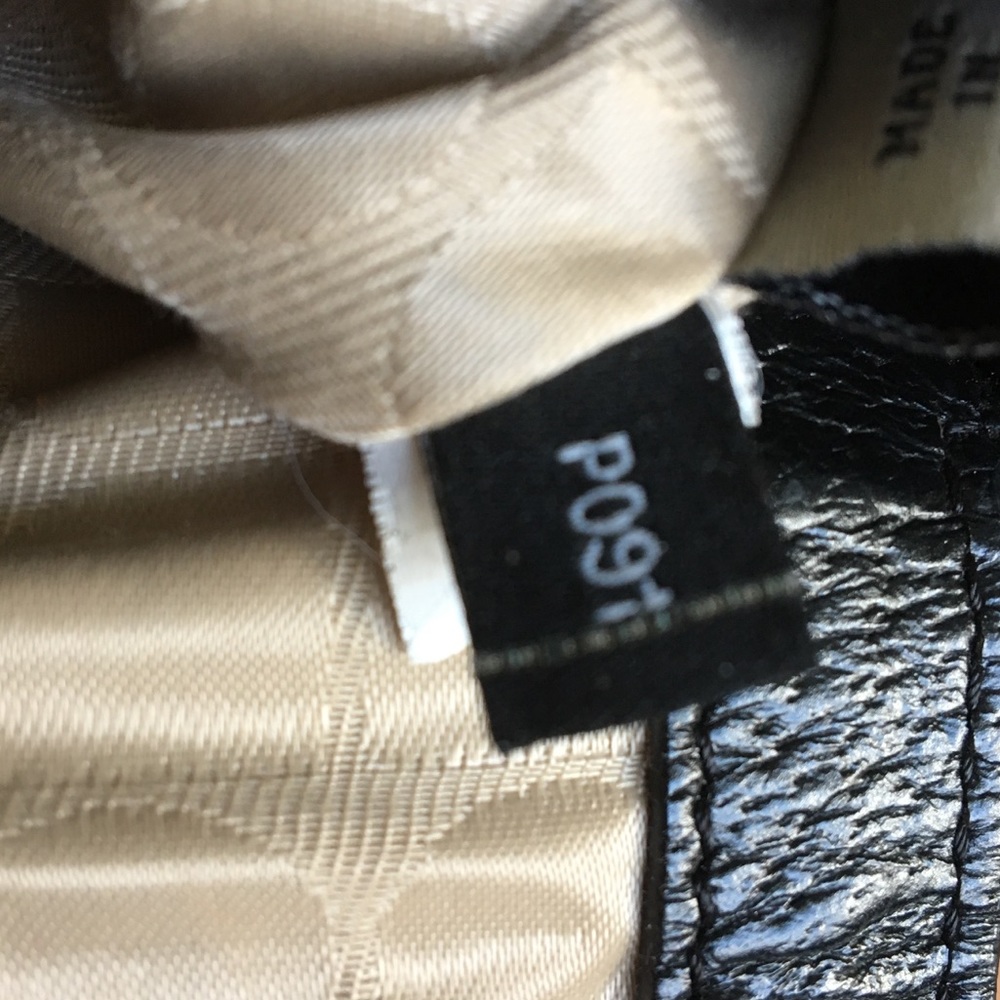 Kate Spade KSNY  Turnlock Gold Chain Handle Mini Bag Handbag  Black Leather  - Picture 13 of 16
